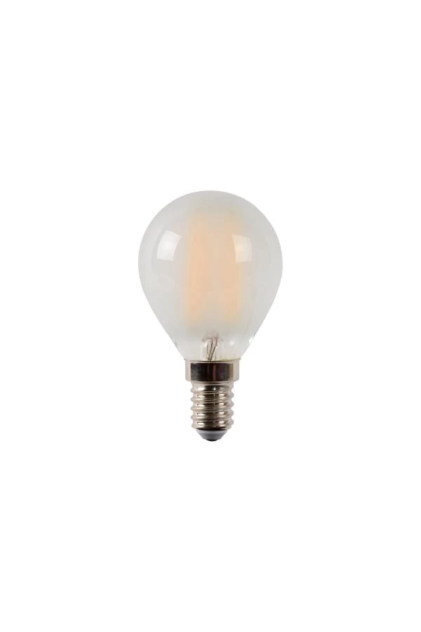 Lucide P45 - Filament bulb - Ø 4,5 cm - LED Dim. - E14 - 1x4W 2700K - frosted - turned off